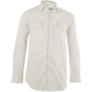 Mens Long Sleeve Inyala Shirt  - Stone Only