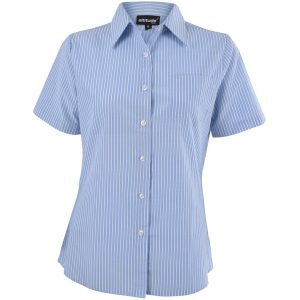 Ladies Short Sleeve Drew Shirt  - Light Blue Only