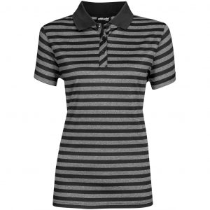 Ladies Drifter Golf Shirt  - Black Only