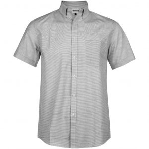 Mens Short Sleeve Earl Shirt  - Grey Only