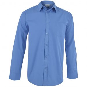 Mens Long Sleeve Haiden Shirt  - Light Blue Only