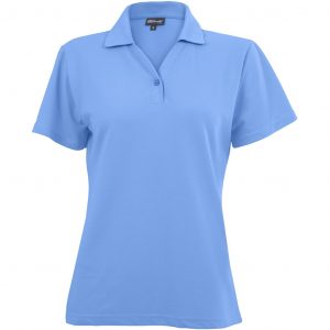 Ladies Melrose Heavyweight Golf Shirt  - Light Blue Only