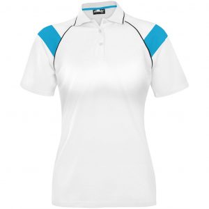 Ladies Score Golf Shirt  - Cyan Only