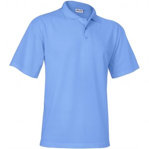Mens Melrose Heavyweight Golf Shirt  - Light Blue Only