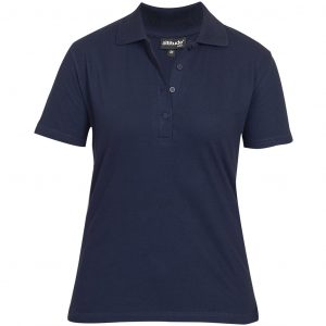 Ladies Michigan Golf Shirt  - Navy Only