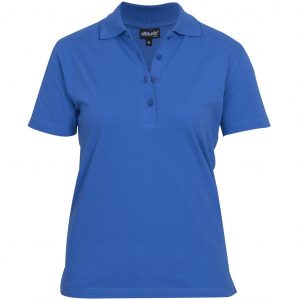 Ladies Michigan Golf Shirt  - Royal Blue Only