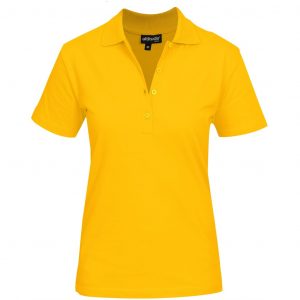 Ladies Michigan Golf Shirt  - Yellow Only