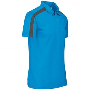 Mens Nautilus Golf Shirt - Cyan Only