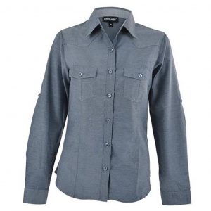 Ladies Ruby Blouse - Charcoal Only