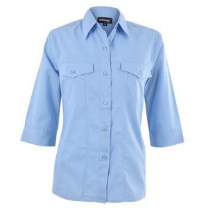 Sally Casual Blouse  - Sky Blue Only