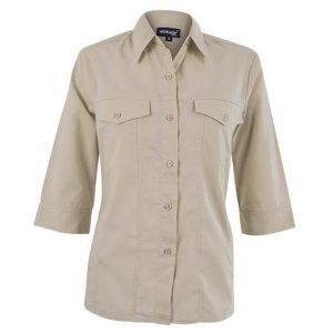 Sally Casual Blouse  - Stone Only