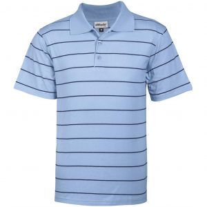 Mens Stinger Golf Shirt  - Sky Blue Only