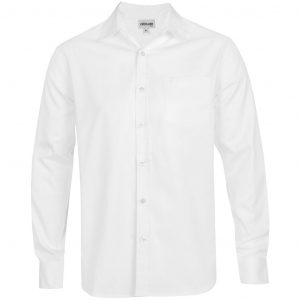 Mens Long Sleeve Seattle Twill Shirt  - White Only