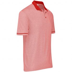 Mens Verge Golf Shirt  - Red Only