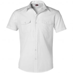 Mens Short Sleeve Bayport Shirt  - White Only