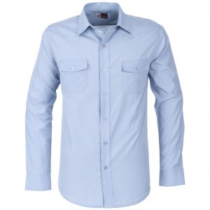 Mens Long Sleeve Bayport Shirt  - Light Blue Only