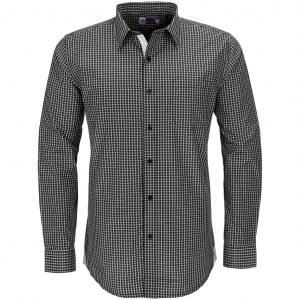 Mens Long Sleeve Kenton Shirt - Black Only