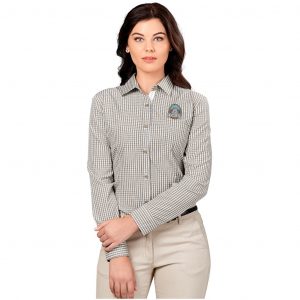 Ladies Long Sleeve Kenton Shirt  - Khaki Only