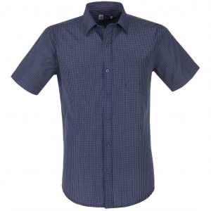 Mens Short Sleeve Huntington Shirt  - Navy Only