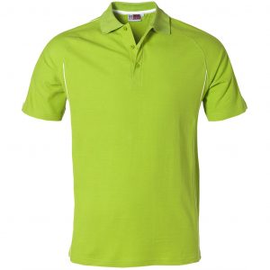 Mens Pontiac Golf Shirt  - Lime Only