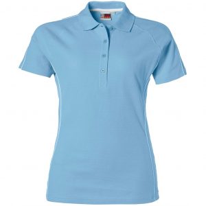 Ladies Pontiac Golf Shirt  - Light Blue Only