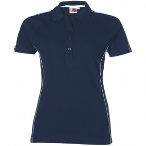 Ladies Pontiac Golf Shirt  - Navy Only