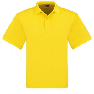 Mens Elemental Golf Shirt  - Yellow Only