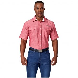 Mens Short Sleeve Windsor Shirt