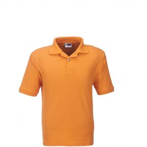 Mens Boston Golf Shirt  - Orange Only
