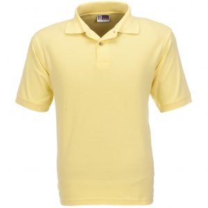 Mens Boston Golf Shirt  - Yellow Only