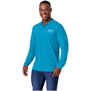 Mens Long Sleeve Elemental Golf Shirt