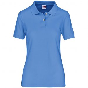 Ladies Boston Golf Shirt - Light Blue Only