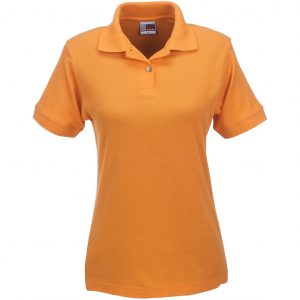 Ladies Boston Golf Shirt  - Orange Only