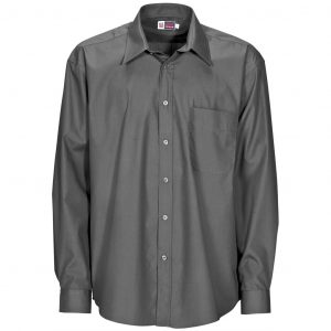 Mens Long Sleeve Washington Shirt  - Grey Only