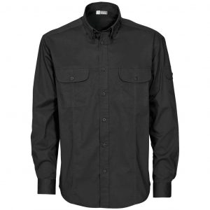 Mens Long Sleeve Phoenix Shirt  - Black Only