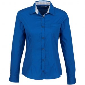 Ladies Long Sleeve Warrington Shirt - Royal Blue Only