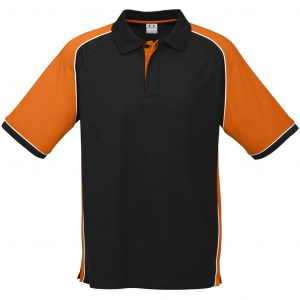 Mens Nitro Golf Shirt  - Orange Only