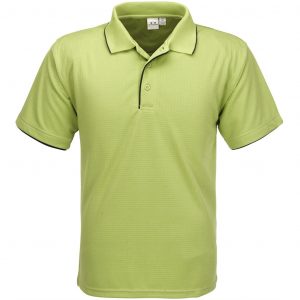 Mens Elite Golf Shirt  - Lime Only