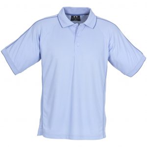 Mens Resort Golf Shirt  - Light Blue Only