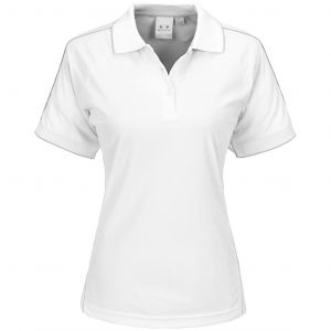 Ladies Resort Golf Shirt  - White Only