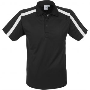 Mens Monte Carlo Golf Shirt  - Black Only