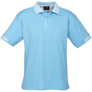 Mens Noosa Golf Shirt  - Aqua Only
