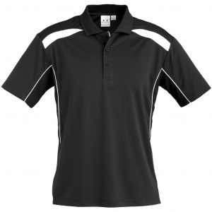 Mens United Golf Shirt  - Black Only