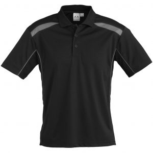 Mens United Golf Shirt  - Grey Only