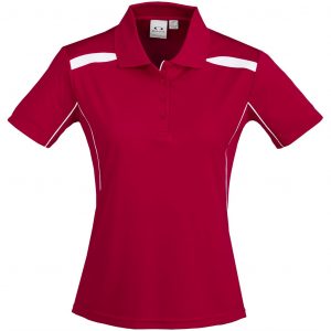 Ladies United Golf Shirt - Red Only