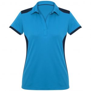 Ladies Rival Golf Shirt  - Blue Only
