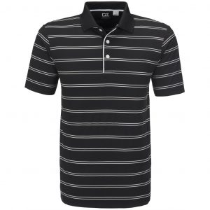 Mens Hawthorne Golf Shirt  - Black Only