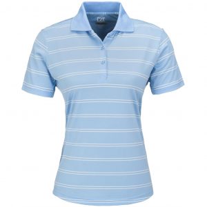 Ladies Hawthorne Golf Shirt  - Light Blue Only