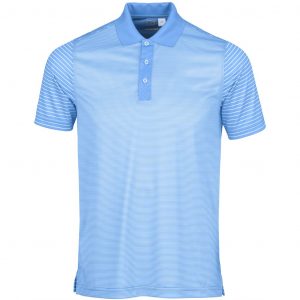 Mens Compound Golf Shirt  - Light Blue Only