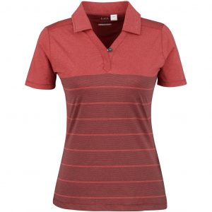 Ladies Streak Golf Shirt  - Red Only